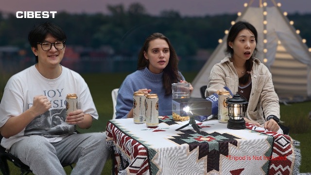 People Using Mini Projector Watch Portable Mini Projector on Amazon Live