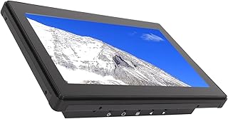 KAKAKE Portable Touch Screen Monitor, 8 Inch Wall Mounted 100-240V Low Power 10 Point Capacitive Touch Portable Monitor for Supermarket Checkout (UK Plug)