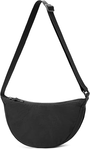 Miniatura 3 de WESTBRONCO Riñoneras para mujeres y hombres, bolsa para cinturón con 4 bolsillos con cremallera, riñoneras modernas, bolsas cruzadas ligeras con