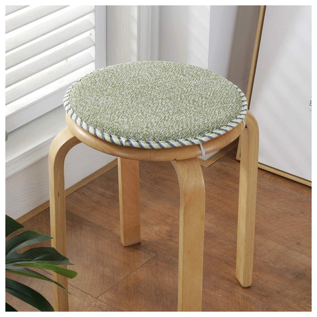 Coussin de tabouret rond 34cm pour une ambiance bistrot chaleureuse lot de 2