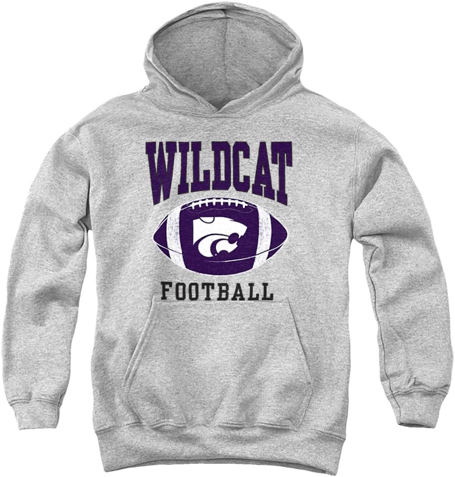 LOGOVISION Kansas State University Official Football Ball Youth Kids Boy/Girls Pull-Over Hoodie