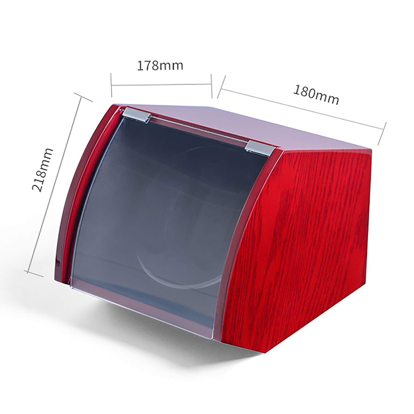 Relojes de Madera de Doble posición, Caja de Cuerda, Relojes mecánicos, bobinadora automática, Reloj Inclinado, Almacenamiento, Motor silencioso, agitador