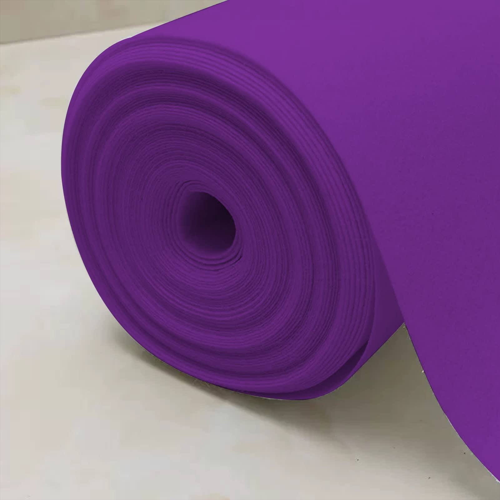 Tapis de couloir de mariage violet tapis de passerelle antidérapant rouleau de tapis de piste pour les décorations d'anniversaire d'église de mariage, résistant à l'usure découpable ( Size : 1x10m )