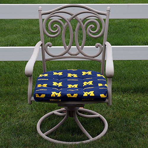 Image of Everything Comfy College Covers Michigan Wolverines Indoor Outdoor Seat Cushion Patio D Cushion