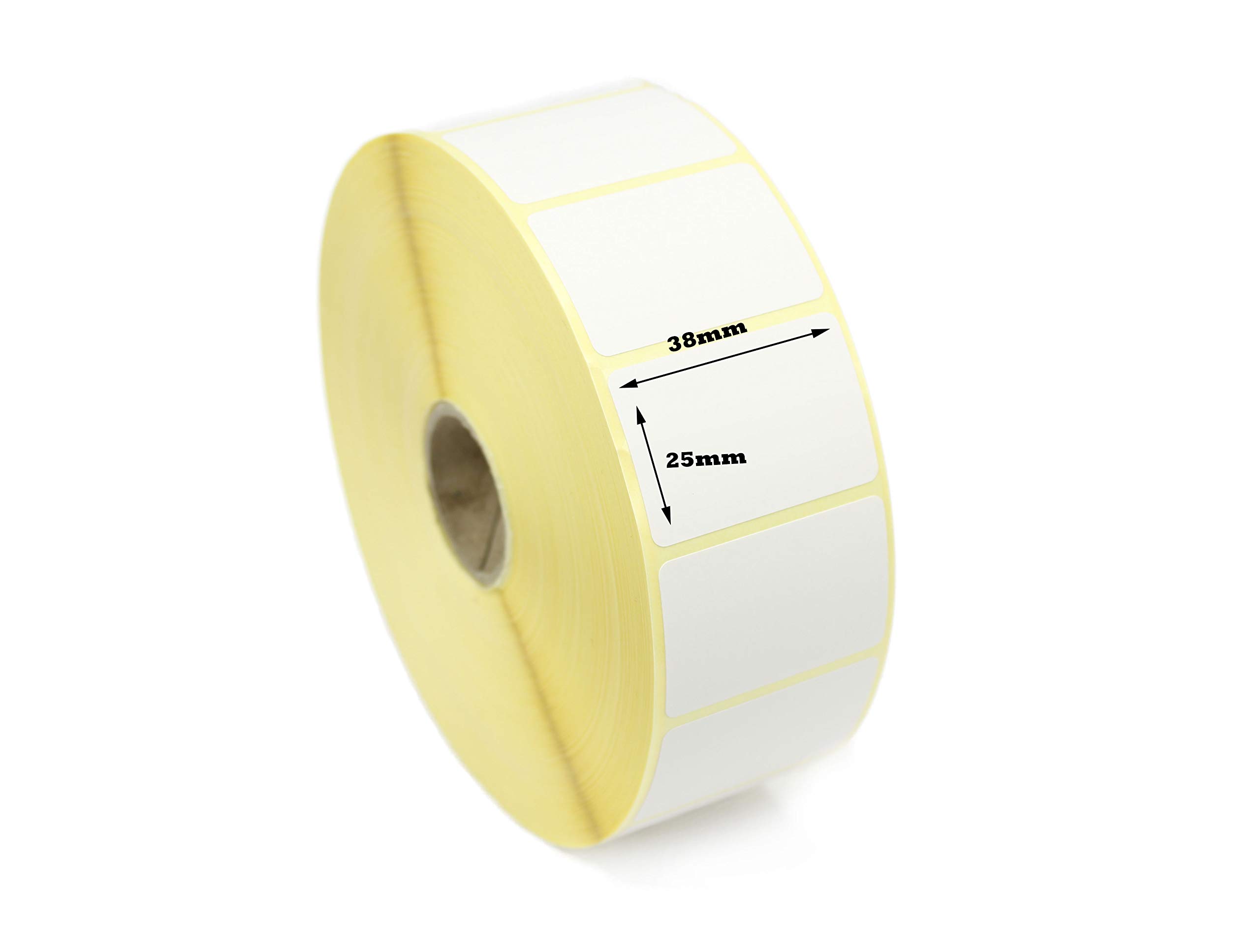 Label Metrics - 38mm x 25mm Direct Thermal Labels for Zebra Citizen SATO Eltron Printers (4) — image 1