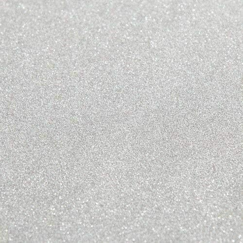 Sparkle Glitter Sticky Back Self Adhesive Fablon (Silver)