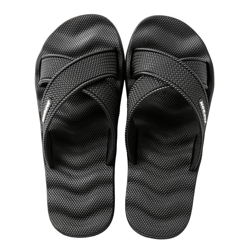 Comfort Slide Sandals for Men,Men's Bathroom Shower Slippers,Summer Beach Non Slip Shoes