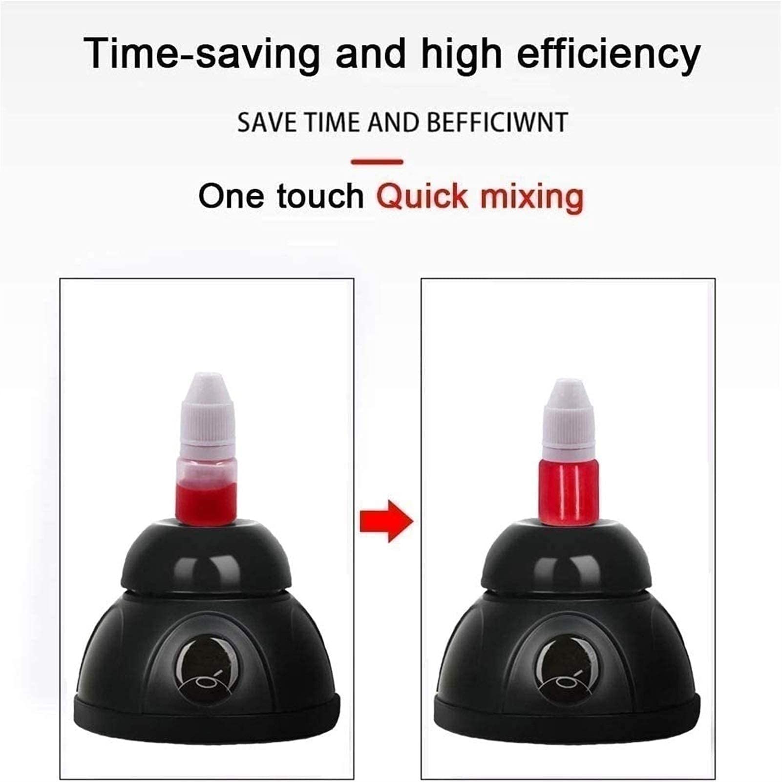 FAXIOAWA Mini Mezclador Vortex Potente agitador Mezclador de Pintura en Modo táctil de Laboratorio de 4000 RPM para Tubos de ensayo de Laboratorio, Mezcla de hasta 50 Ml