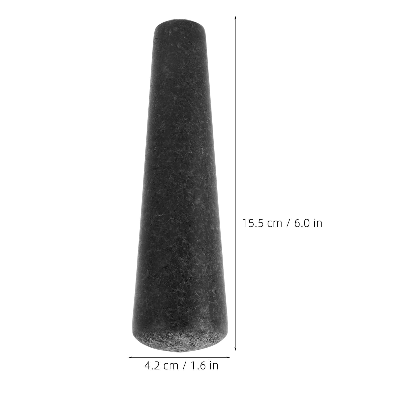 INOOMP Lot de 2 pilons en pierre uniquement, maillet broyeur à épices en
