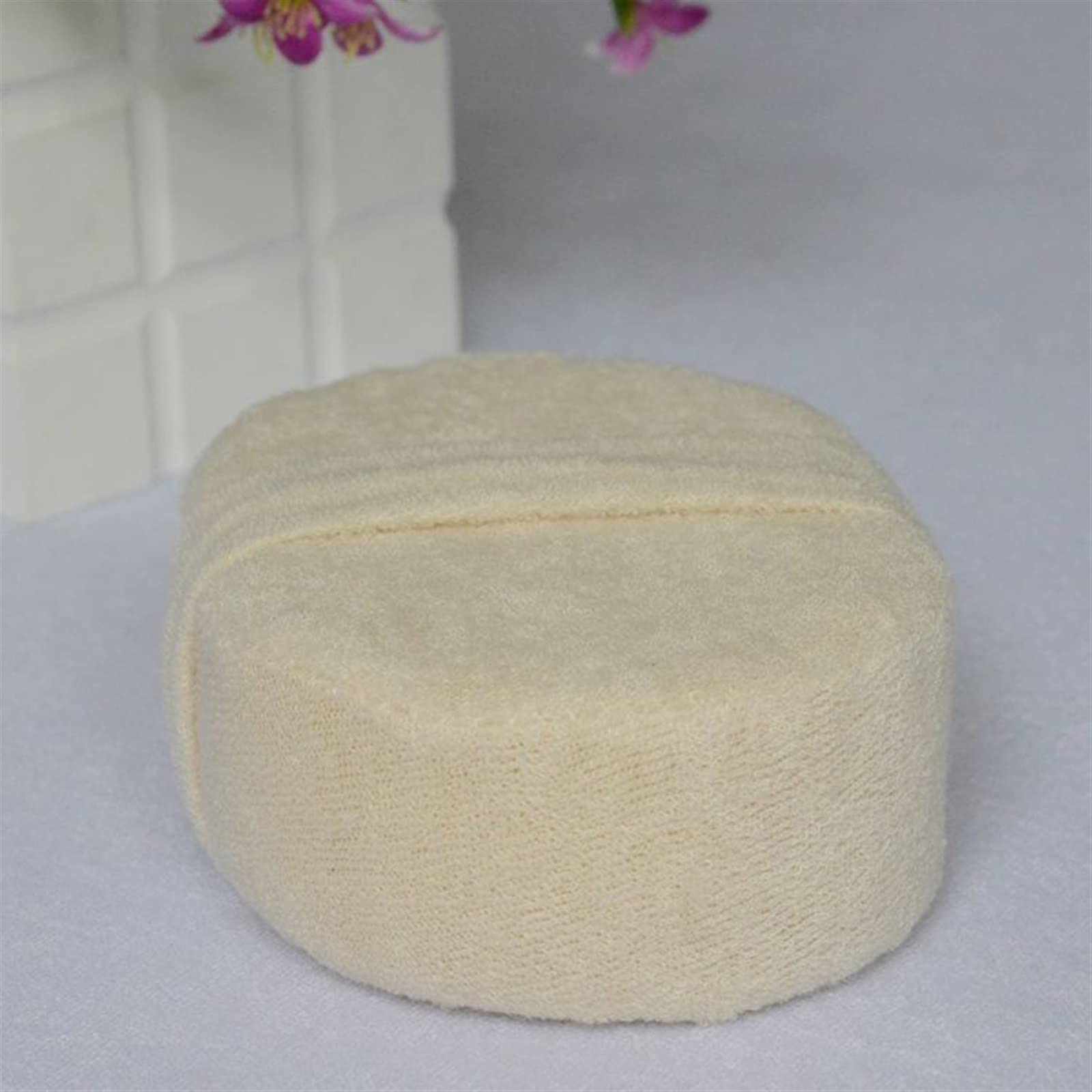 Trockenes Bürsten, natürlicher Luffa-Badeschwamm, Bademopp, Dusche, Körperwäsche, Reinigungsschwamm, langlebig, gesund, Massagebürste