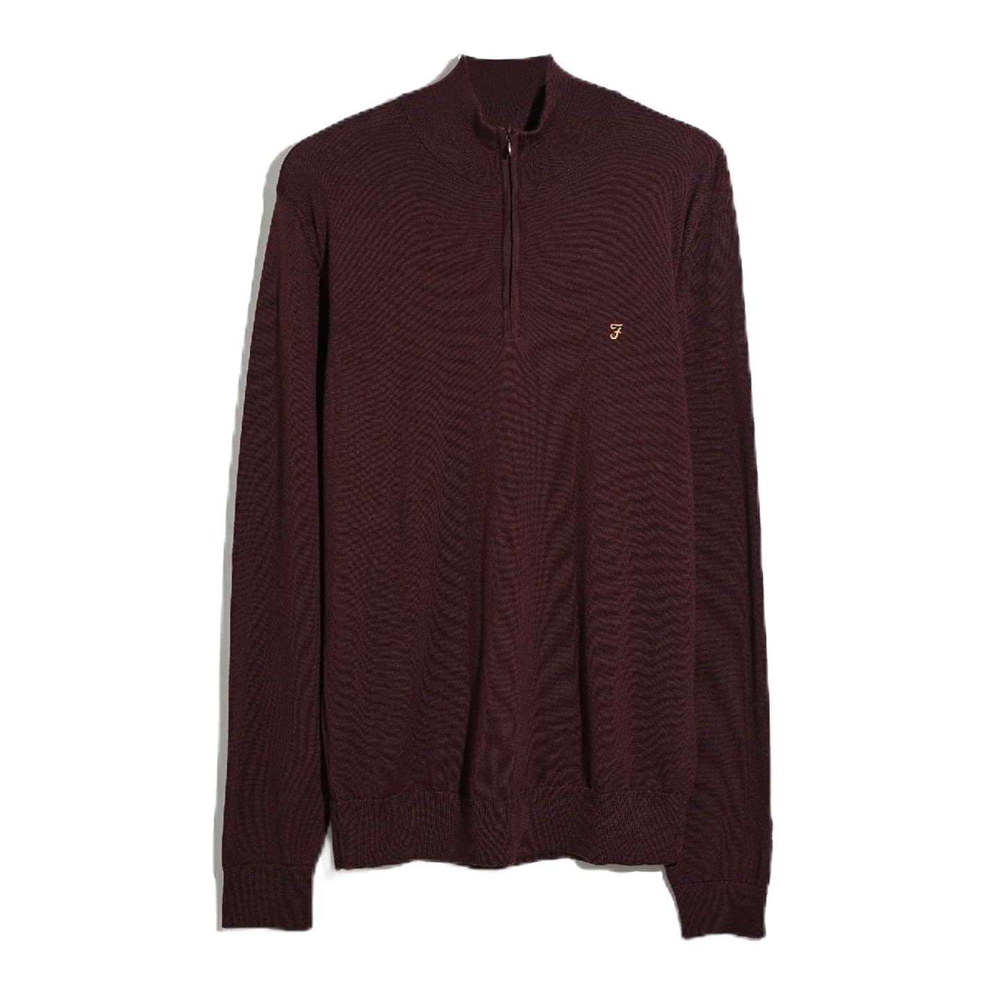 Farah Men' Red Crew Neck Jumper in Size S, Sports Direct