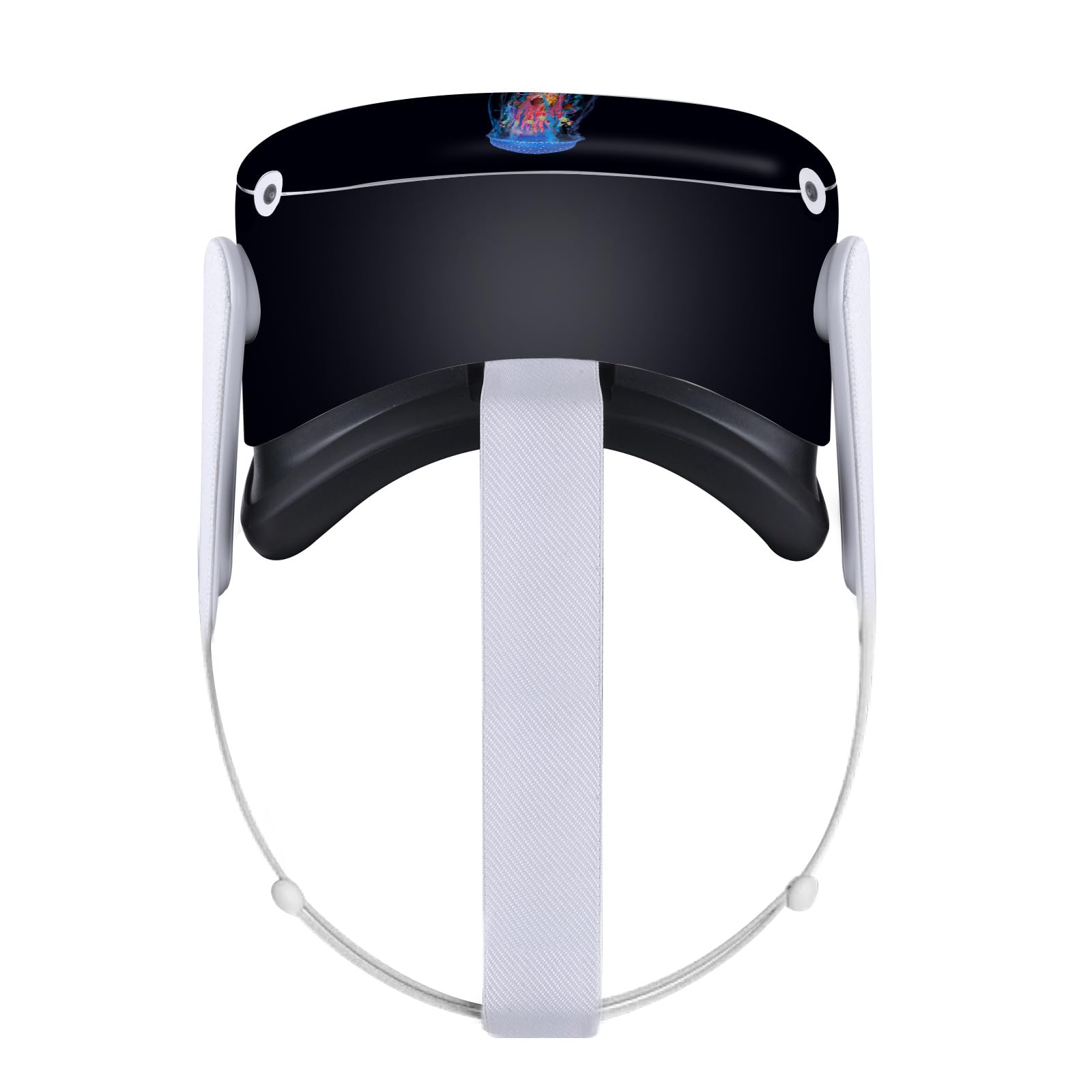 Head Case Designs Officially Licensed Dave Loblaw Blue Jellyfish Sea 2 Vinyl Sticker Skin Decal Cover Compatible with Meta Quest 2