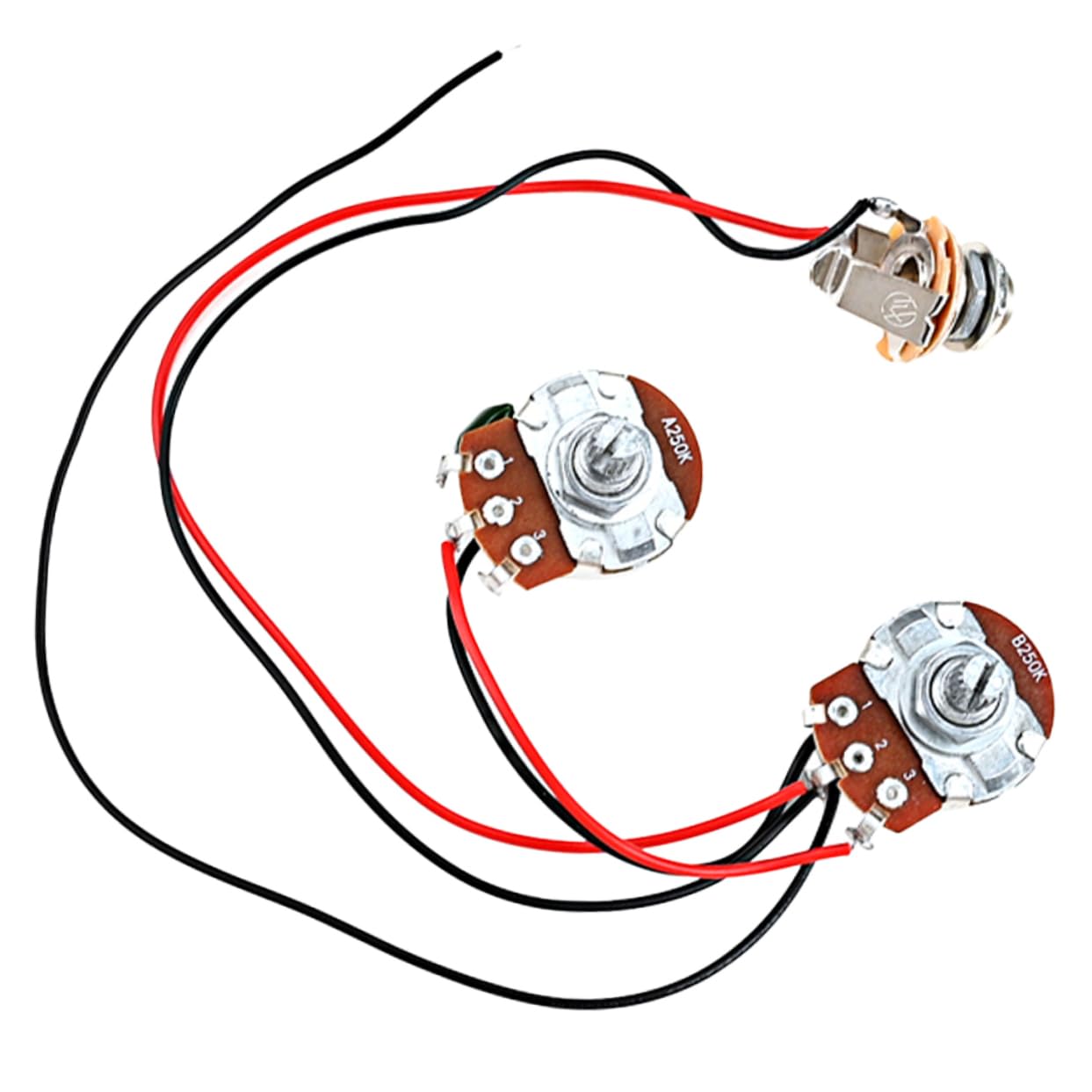 Toyvian 1set Bass Line Guitar Bass Circuit Bass Accessory Preamplifier Pickups Amplifier for Electric Guitar for Electric Guitar Bass Tone Control Wiring Harness Guitar Part