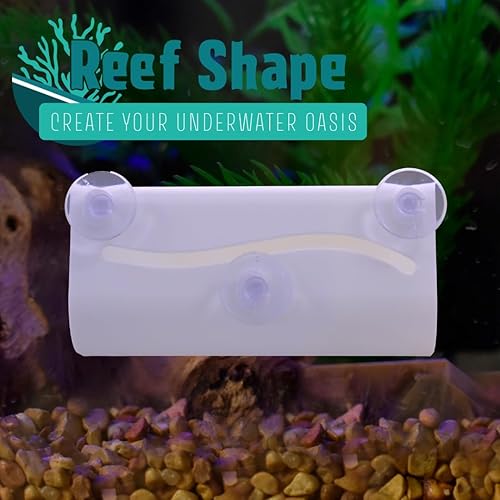 Miniatura 3 de Chatelet REEFSHAPE - Escondite de túnel de anfibios de pez Betta o axolotl  Túnel de visualización para acuarios  Fabricado en Estados Unidos