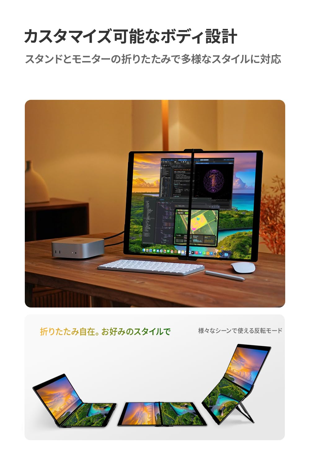 Amazon.co.jp: EHOMEWEI デュアルモニター タッチパネル 14.2インチ
