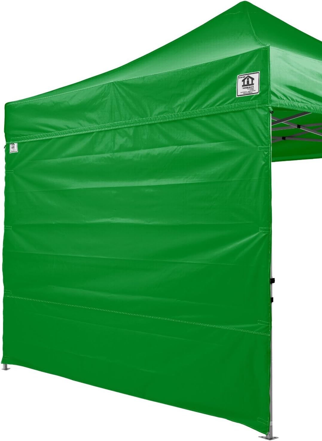 IMPACT CANOPY 10x10 Canopy Tent Solid Sidewalls/White Screen Room Sidewalls Combo Pack (Kelly Green)