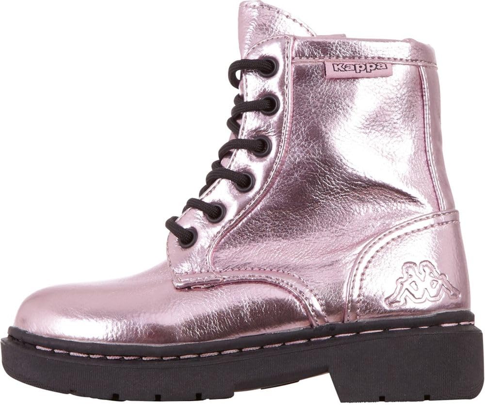 Kappa Unisex Children's Deenish Shine Kids Trainers, 2111 Rosé Black, 10.5 UK Child