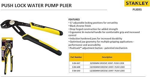 Miniatura 5 de STANLEY 0-84-648 Alicate con cremallera FatMax 9.843 in