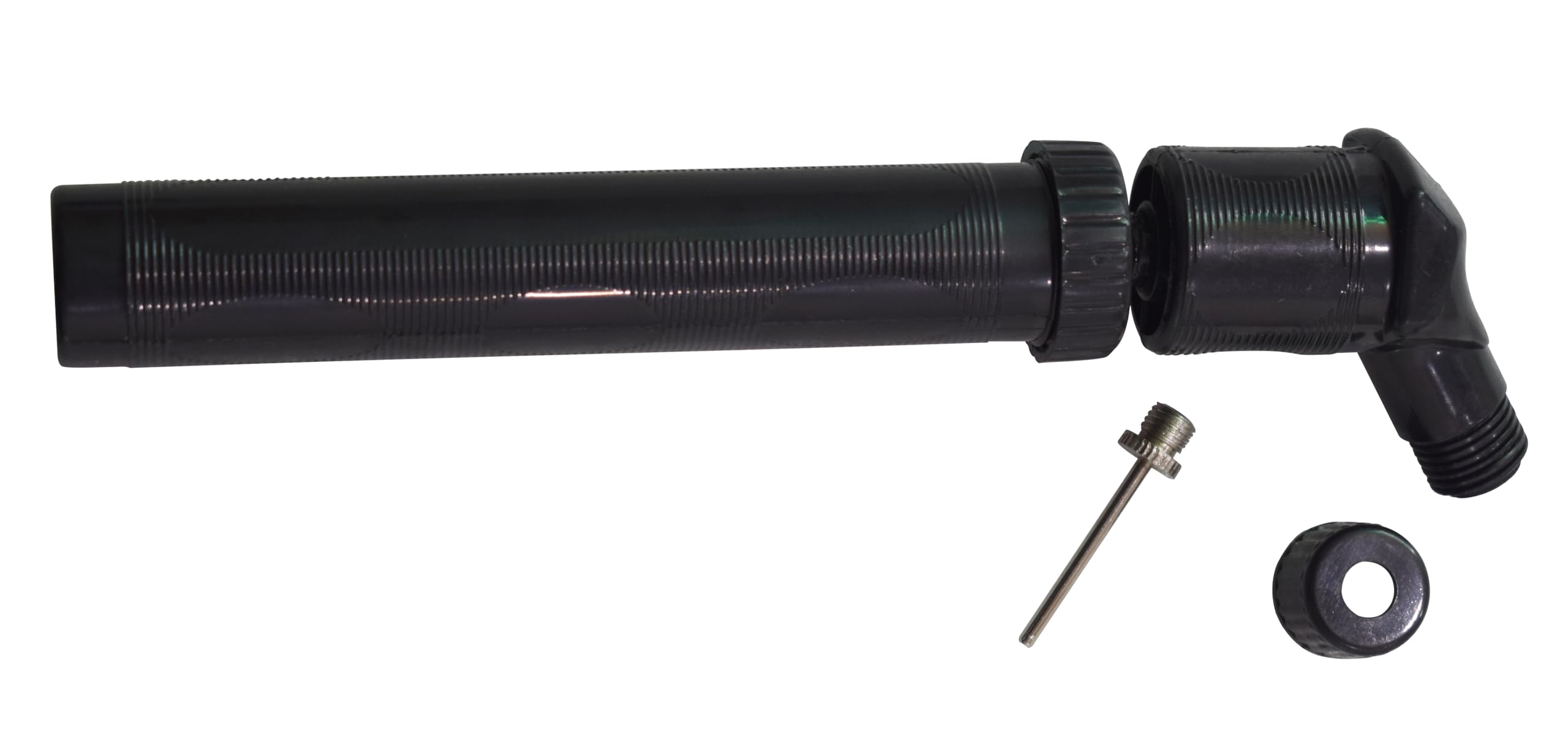 Double Action Ball Pump, with Needle Air Pump for Sports Football, Volleyball, Basketball, Rugby, Soccer Ball, Other Inflatable Balls, Stainless Steel Pin Air Pump (Black)