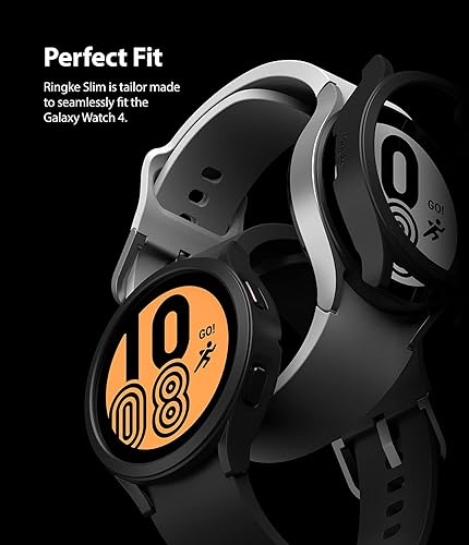 Miniatura 3 de Ringke Funda delgada 2 unidades compatible con Samsung Galaxy Watch 4 de 1.732 pulgadas, bisel Watch4 solo marco cubierta dura de policarbonato de