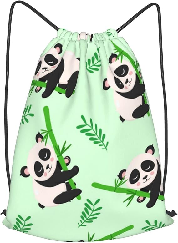 Amazon Co Jp ナップサック リュックサック 萌え かわいい パンダ バックパック 巾着袋 スポーツバッグ 体操服入れ ジムバッグ エコバッグ 防水バッグ 折り畳み 軽量 収納 通学 部活 旅行 遠足 体操着入れ 男女兼用 アウトドア 軽量 シューズ バッグ