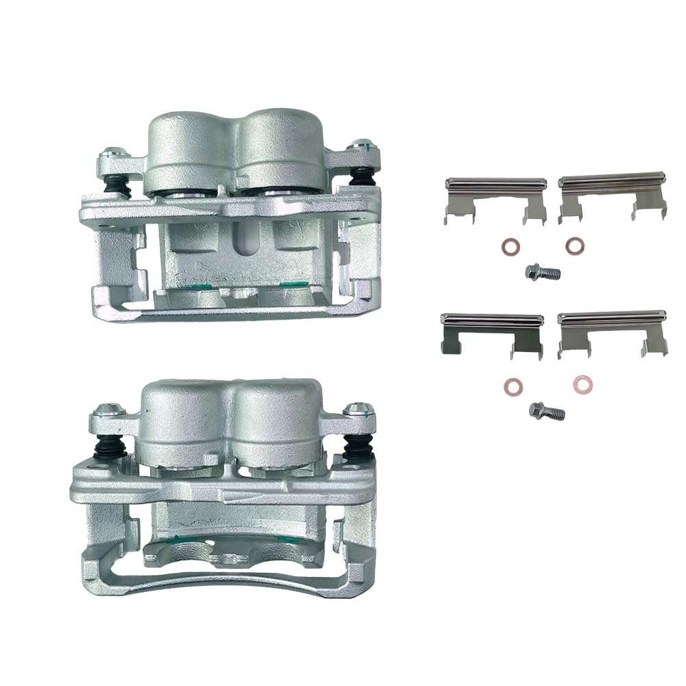 Front/Rear Brake Calipers Assembly pair for GMC Savana 1500 2500 Safari for Chevy Astro/Avalanche/Express/Silverado/Suburban 1500 2500 for Cadillac Escalade/ESV/EXT 2002-2006#18B4729 18B4728