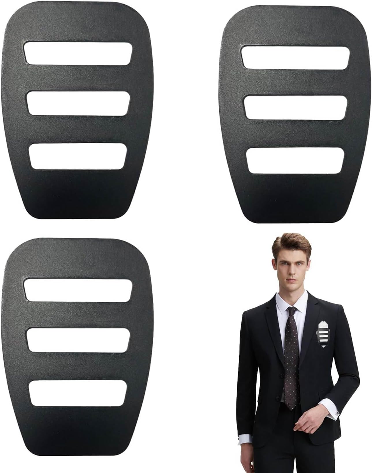 3 Pack Pocket Square Holder for Men Pretty and Decent Pocket Square Scarf Storage Container Best Accessories for Suits Tuxedos Vests and Dinner Jackets to Work or Attend Important Occasions