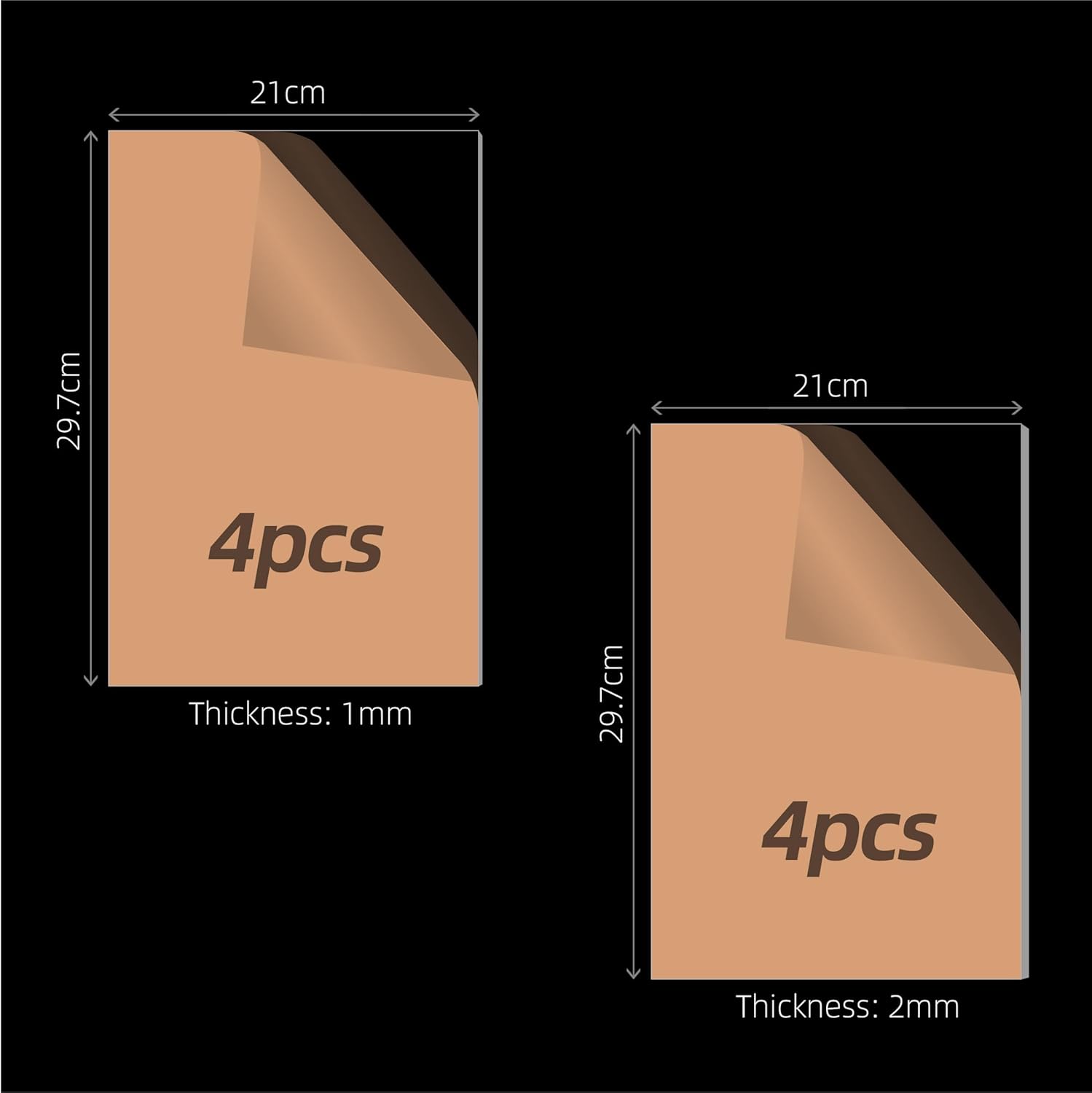 Akrillemez vastagság összehasonlítás