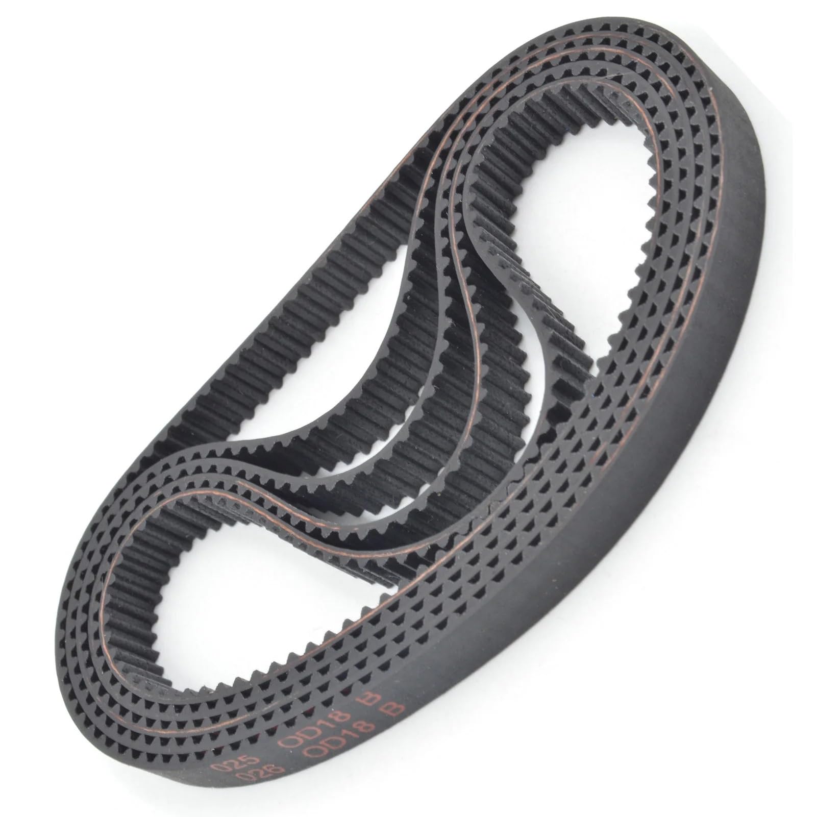 Zkenshan-3D Printer Timing Belt S2M Timing belt Lp=172 174 176 178 180 182 184 186 188 190 192 194 196 198 200 202 204 206 208 210 width 4-20mm Rubber， Synchronous Belts(206-S2M-(103 Teeth),4mm)