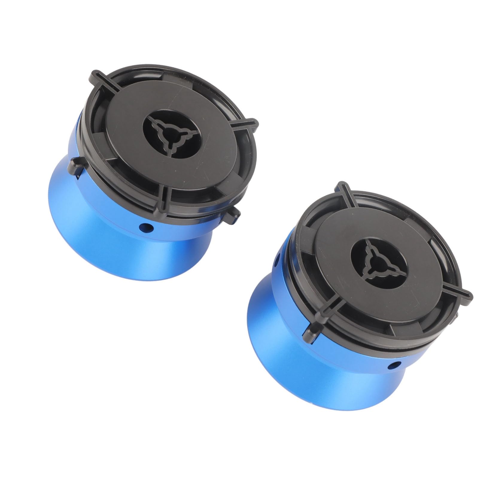 1 par de Adaptadores de Buje Nab para Studer para Akai para , Abridor de 10 Pulgadas de Aleación de Aluminio Vacía para Carrete Pequeño, Carrete de Cinta para Grabadora (Azul)