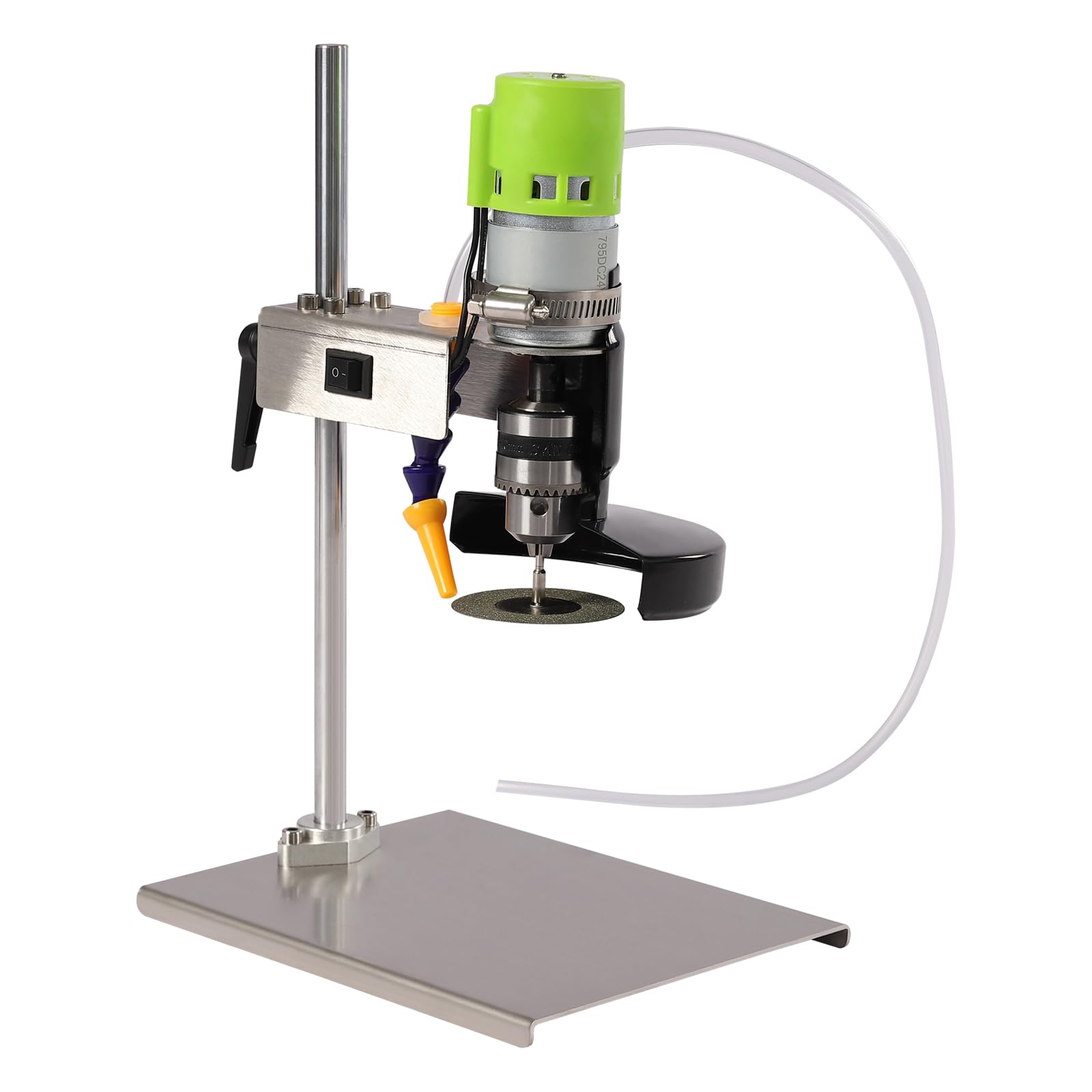 Macchina da taglio elettrica per bottiglie di vetro da 150W, tagliabottiglie elettrico per bottiglie di vetro, tagliavetro regolabile a velocità 6000 giri/min, utensile da taglio per bottiglie di vino