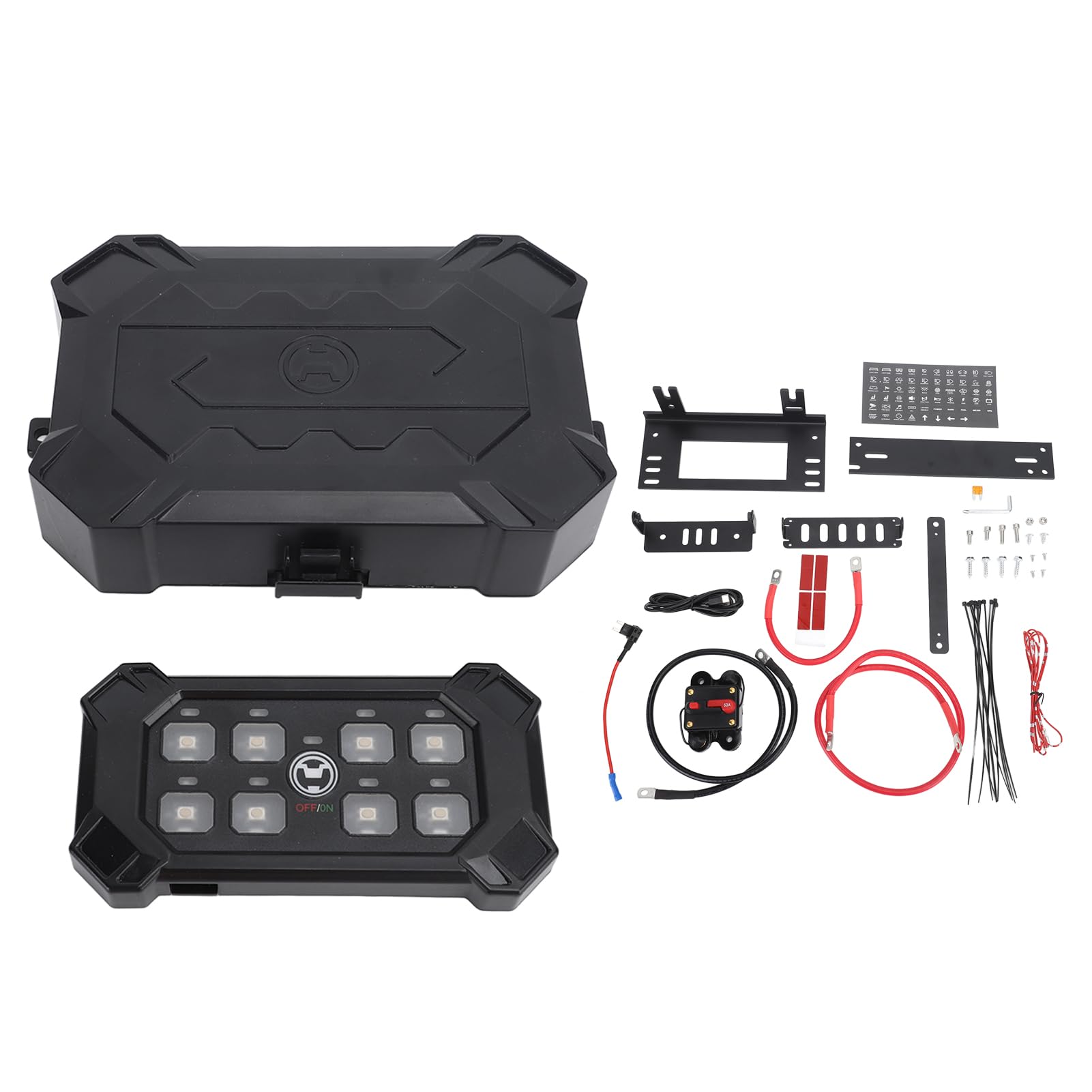 8 gangowy Panel Dotykowy DC12V 24V Wielofunkcyjny Prze cznik do Samochod w Ci arowych Kamper w odzi