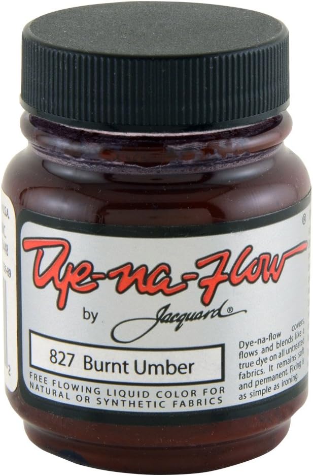 Dye-Na-Flow Liquid Color 2-1/4 Ounces-Burnt Umber