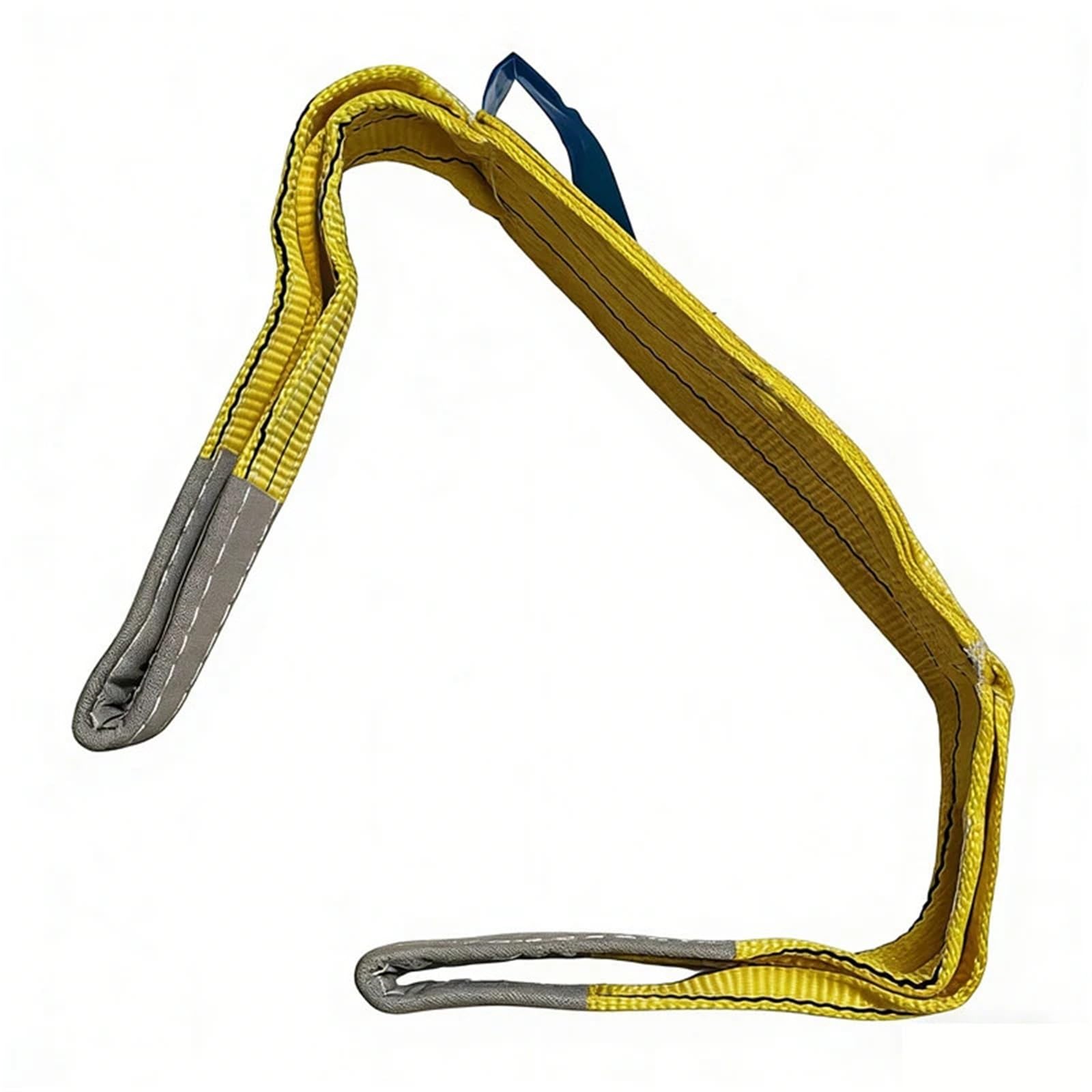 Cinghia piatta di sollevamento WLL 3T 4T for rimorchio for gru con occhiello piatto in poliestere