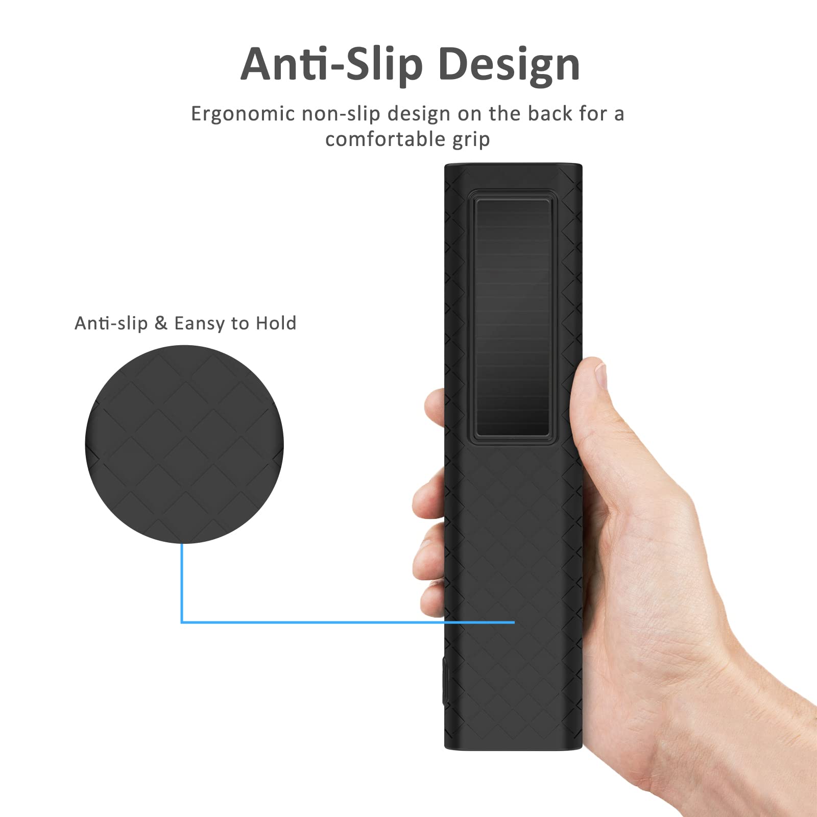 USTIYA SG Funda Control Remoto para Samsung Smart TV BN59-01385 2022 Case Protectora de Silicona a Prueba de Golpes y Caídas para Samsung Smart TV Control Remoto (Negro)