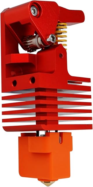 Upgrade Bimetal Heatbreak High Speed Flow Ender 3 Direct Drive Extruder Dual Hardened Steel Gear Volcano Hotend for Creality Ender 3 pro / V2, Ender 5 /Pro/Plus, CR10 S4, S5 3D Printer