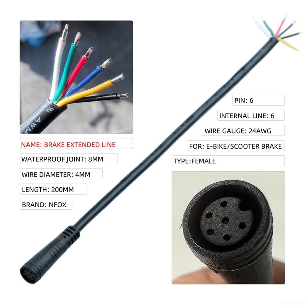 CÂBLE D'EXTENSION MOTEUR étanche 9 Broches Julet Vélo électrique 1000 W