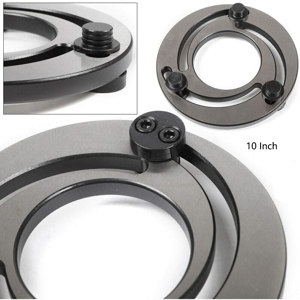Tondeuse hydraulique à trois mâchoires, bague d'alésage réglable pour tour CNC, dispositif de réparation d'alésage, 25,4 cm
