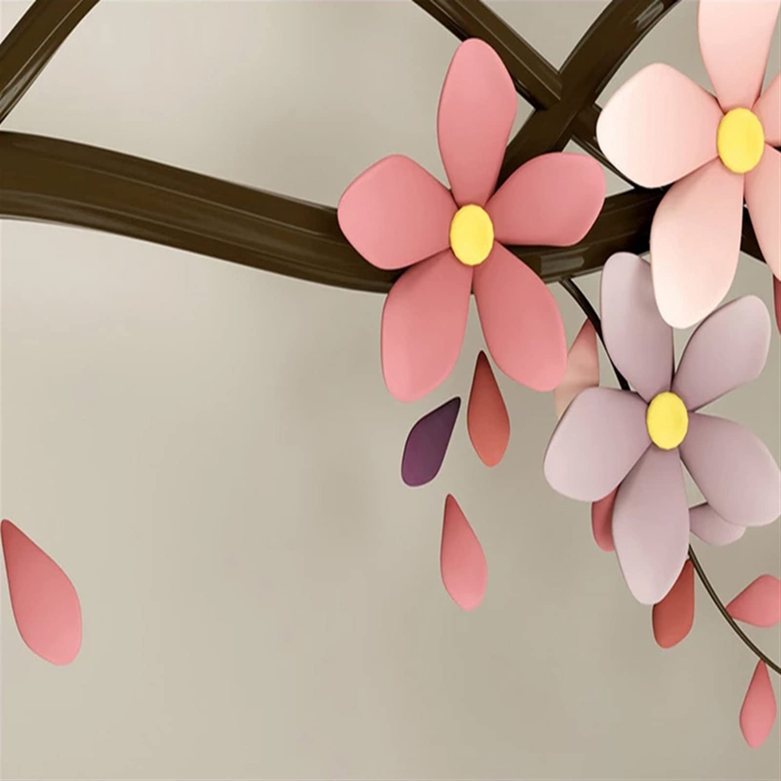 Adesivi ​Murali Foto Wallpaper 3D stereo albero fiori murali soggiorno camera da letto casa romantica home decor wall sticker non autoadesivo/carte da parete autoadesive /autoadesive Wallpaper