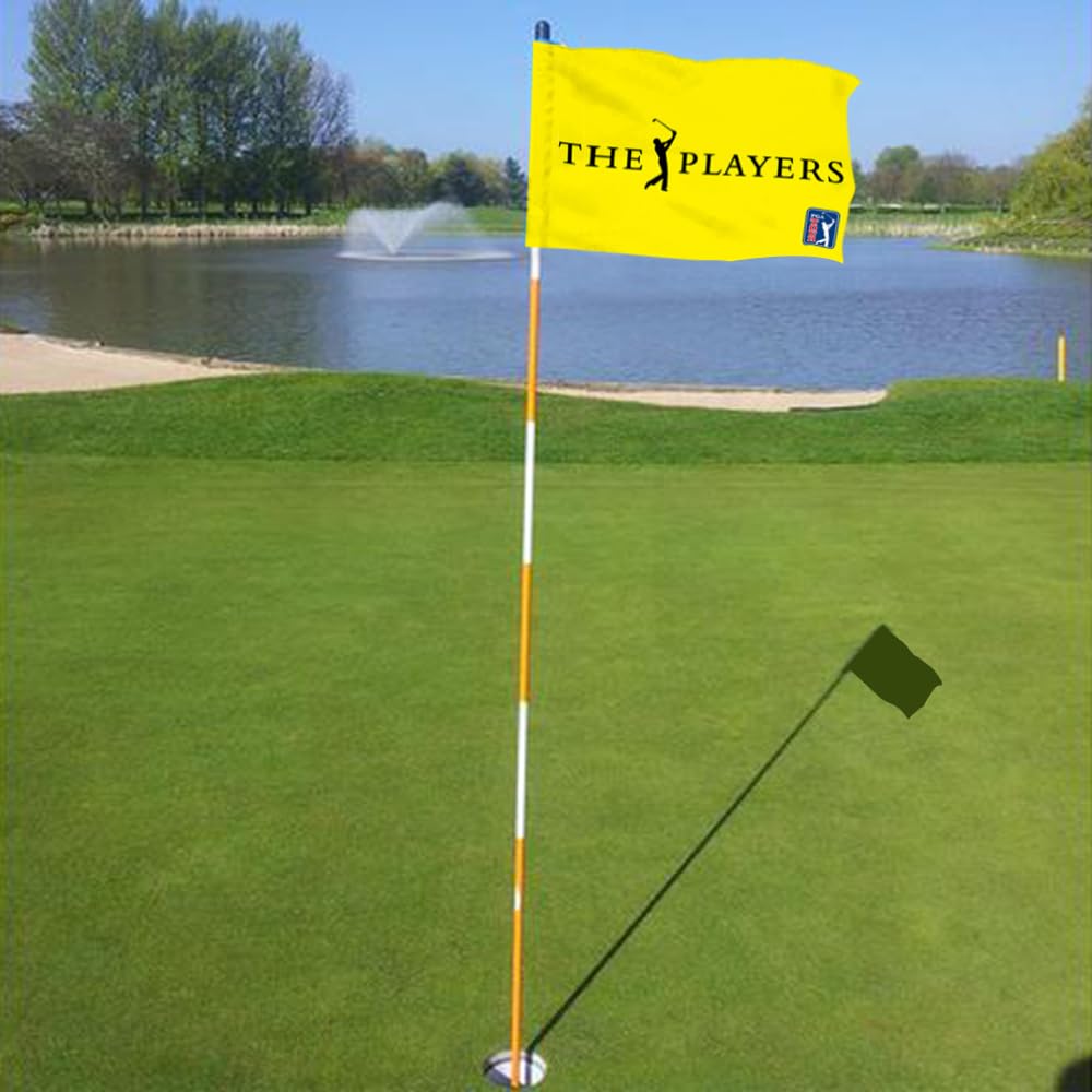 2BUT Oakmont Golf-Flagge – 50,8x33 Cm, 600D Nylon, Für Putting Green & Garten-Training