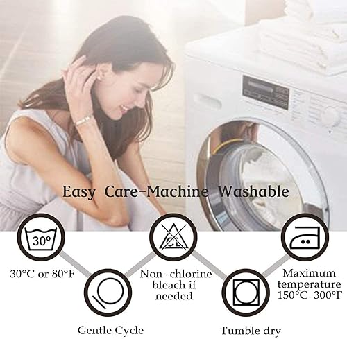 Miniatura 8 de H.VERSAILTEX 2 paneles de cenefas opacas para ventanas de cocina, baño, sala de estar, dormitorio, cortinas decorativas de privacidad con bolsillo