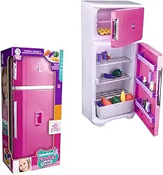Geladeira Duplex Brinquedo Lua de Cristal Cozinha Infantil