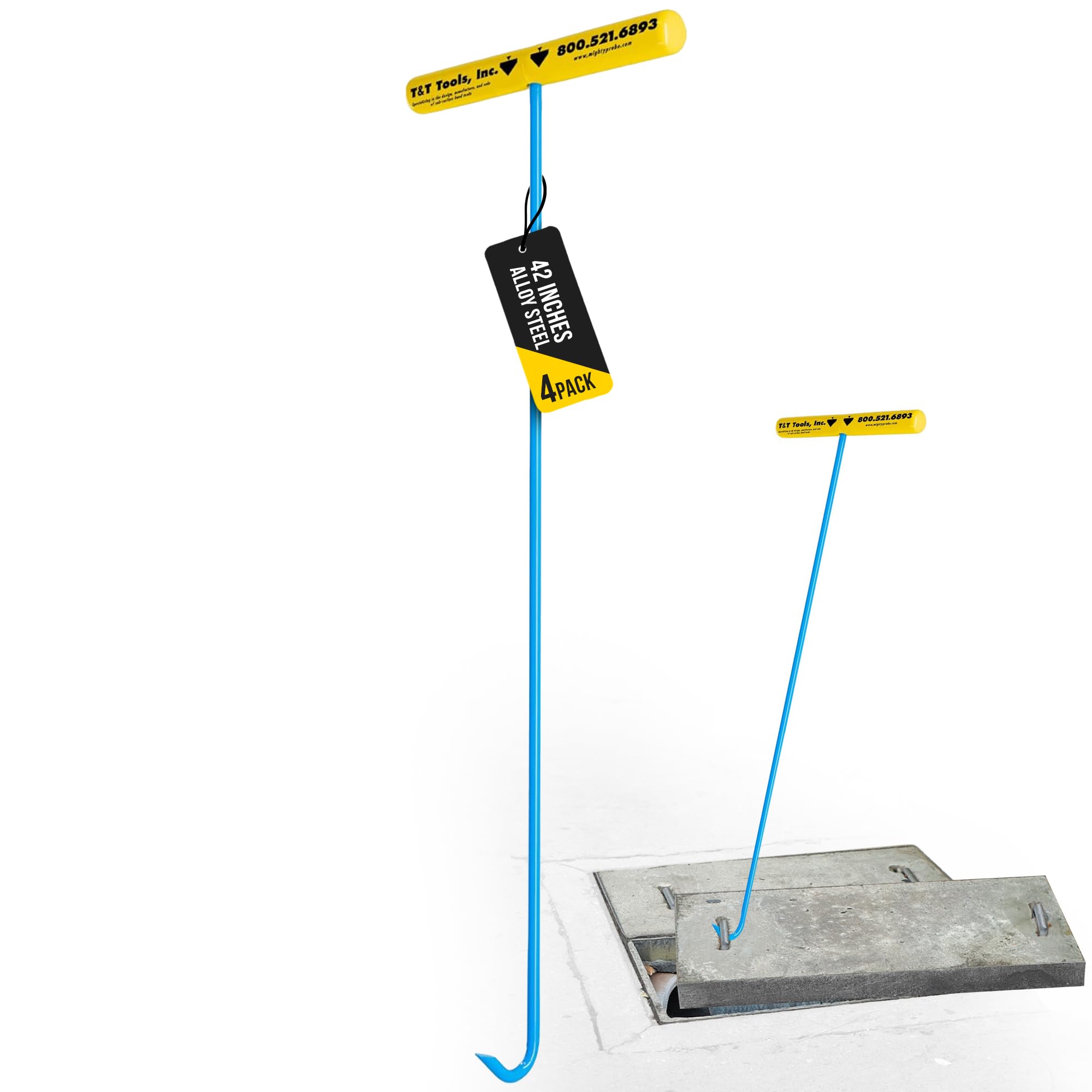 T&T Tools Heavy Duty Handy Hook – Portable 42 Inch with 3/8