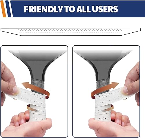 Miniatura 8 de JAYA Cinta de Agarre para Pala de Pickleball, Paquete de 2 o 5 Cintas de Agarre de Repuesto para Pickleball, Absorbe la Humedad y Cómoda Cinta de