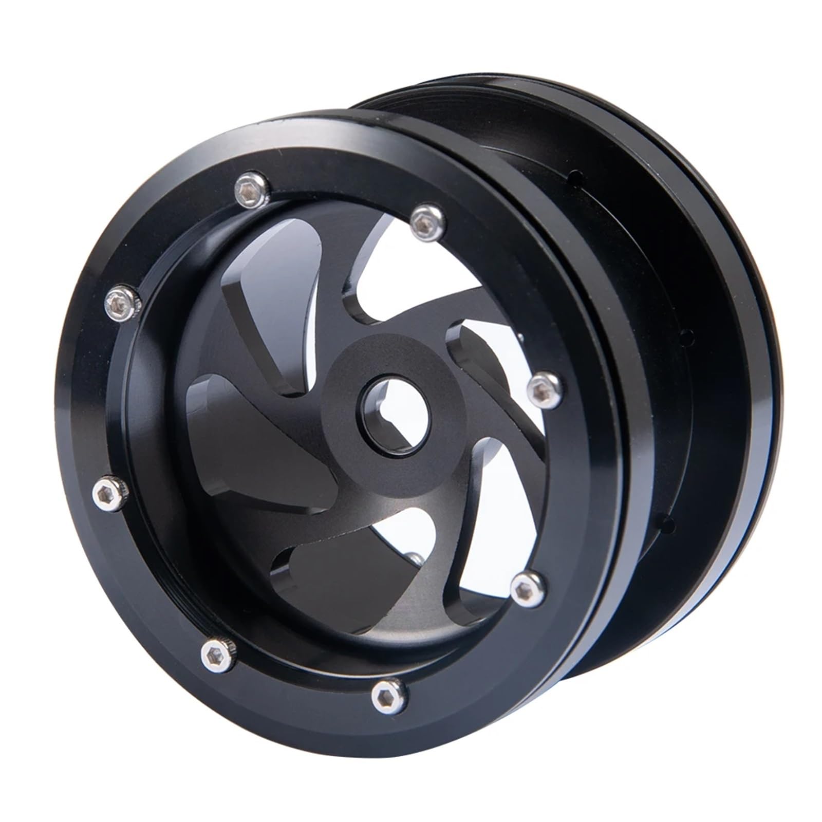 Per Axial Per Wraith 90018 1/10 Rc Crawler Auto Parti Aggiornamento Metallo 2. Pollici 40 Millimetri Larghezza Beadlock Cerchioni Mozzi Ricambi Modellini RC