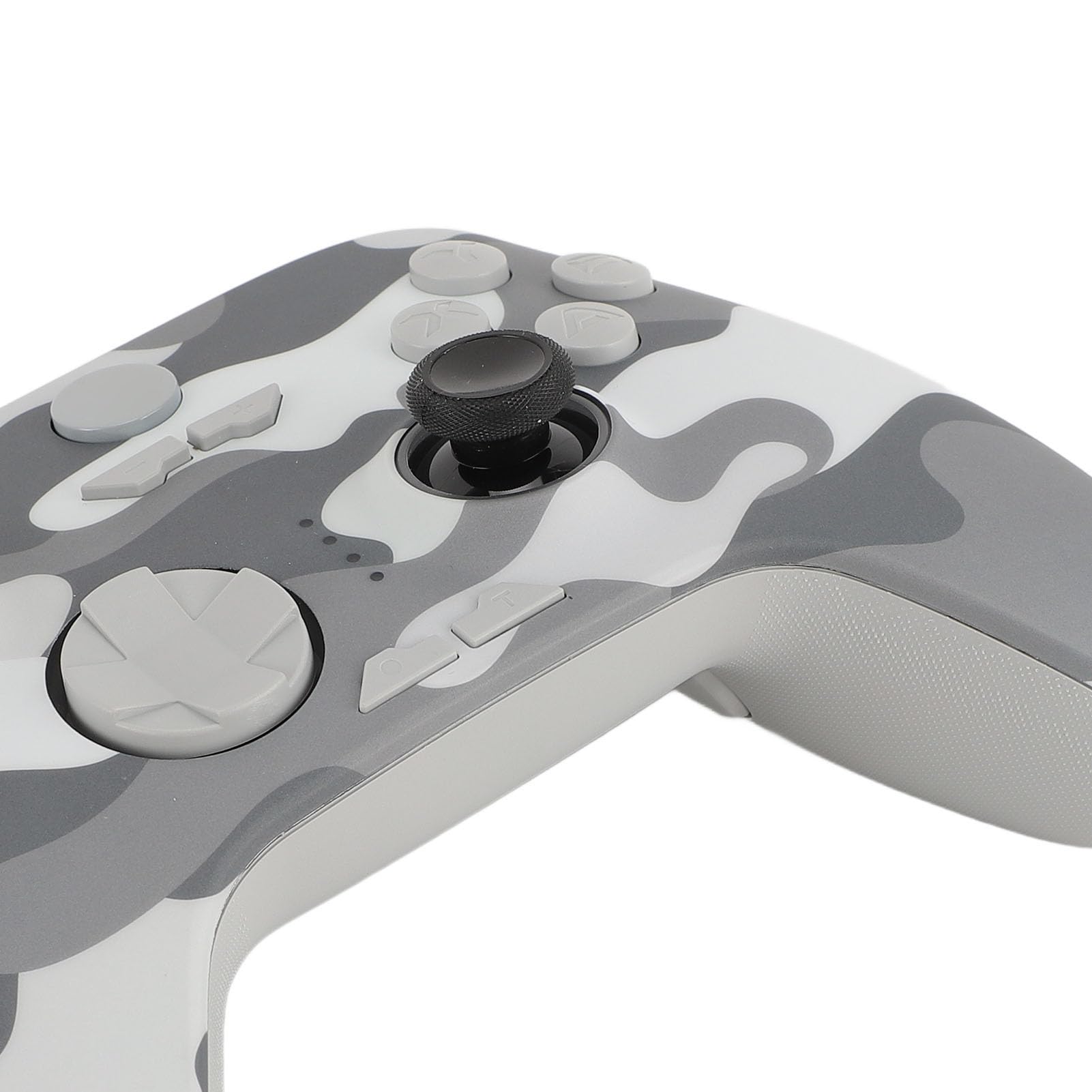 Cuifati Controller da Gioco Dual Hall Triggers, Gamepad RGB Giroscopico a 6 Assi per PC, Steam Deck, IOS, 10/11 - Ergonomico Antiscivolo, Batteria da 1000 MAh, 22 Ore di Riproduzione (grigio