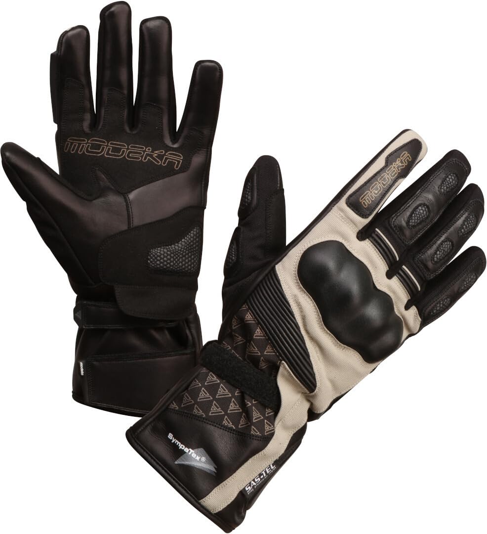 Modeka Panamericana Guanti Moto (Black/Red,9)