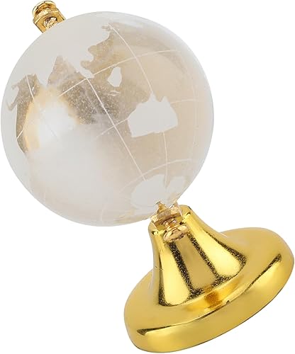 Miniatura 7 de Bola mágica redonda de la esfera del mundo del globo de la tierra bola de cristal con soporte Decoración de arte para el hogar Oficina Decoración