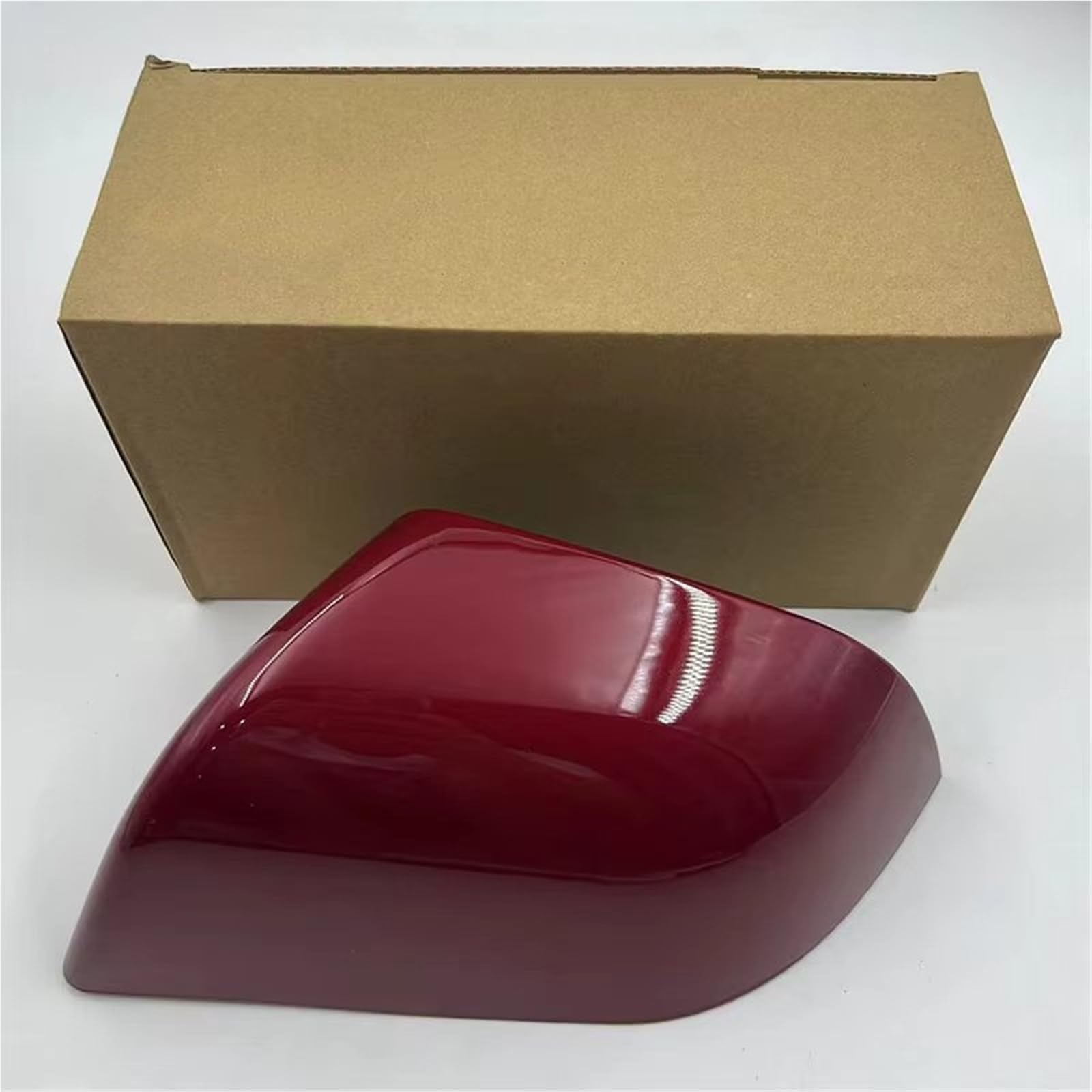 Coque rétroviseur Tesla Modèle 3 gauche rouge en ABS résistant - 6