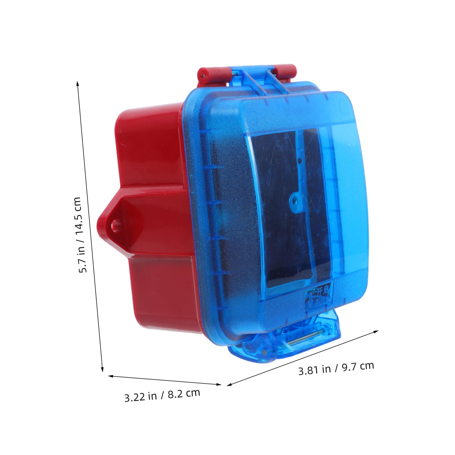 SHINEOFI Cubierta De Alarma De Protector De Botón De Emergencia Guardia De Botones De Alarma Cubierta Del Botón De Parada De Emergencia Escudo De Punto De Llamada Manual El Plastico